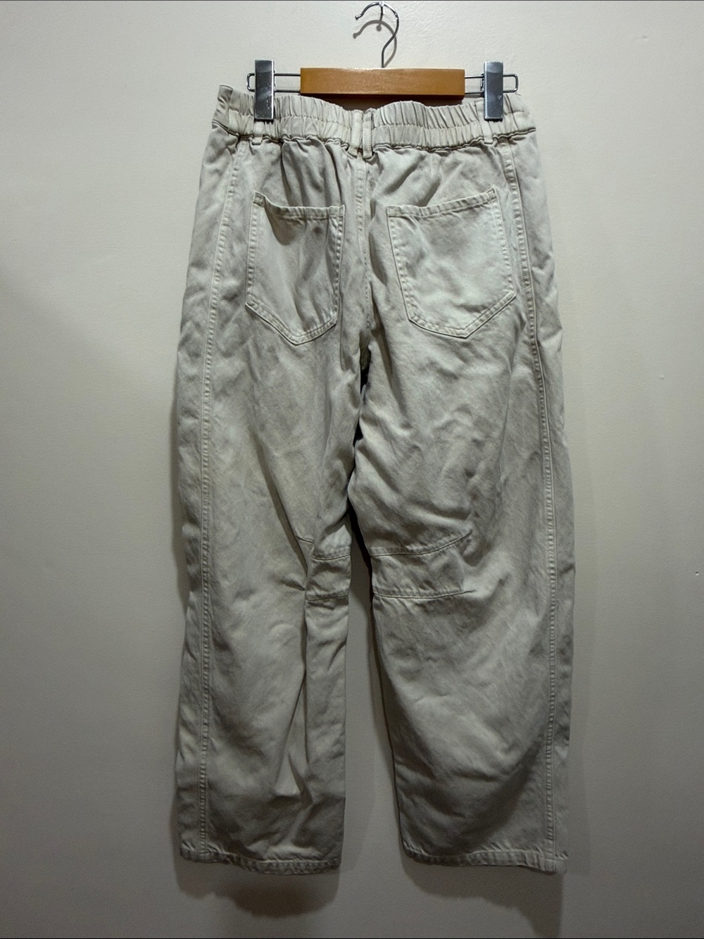 YFB Young Fabulous & Broke High-Rise Barrel Wide Leg Jeans in Bone - Picture 6 of 11